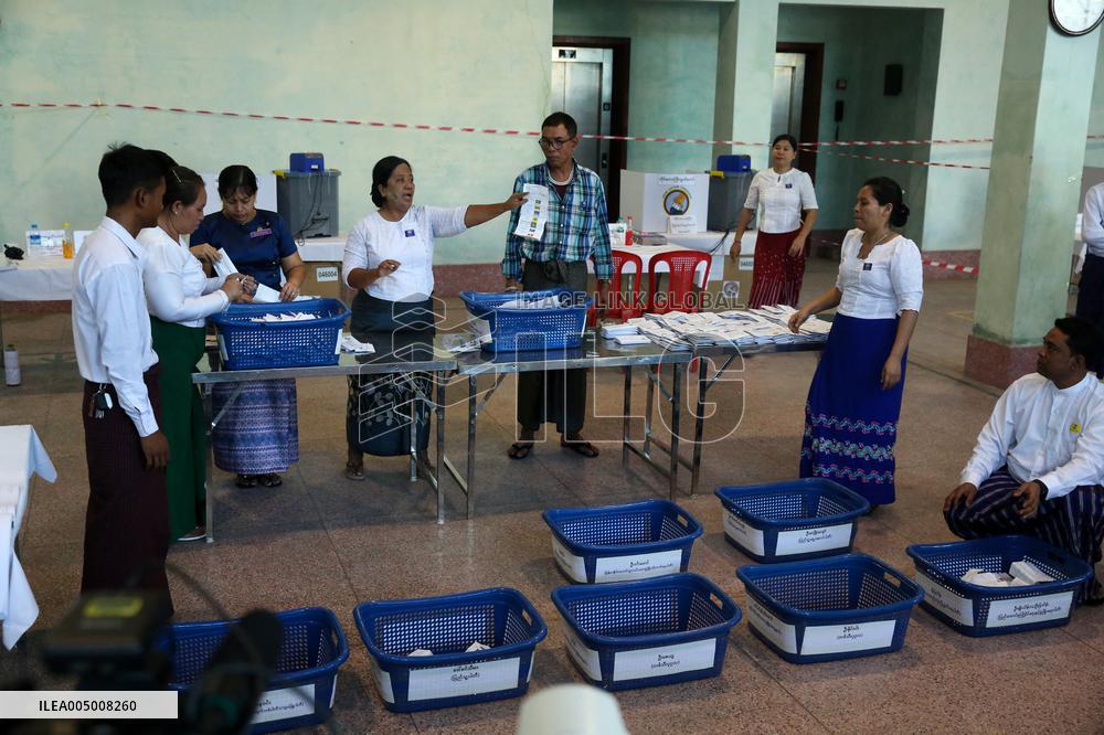 Myanmar General Elections - Yangon