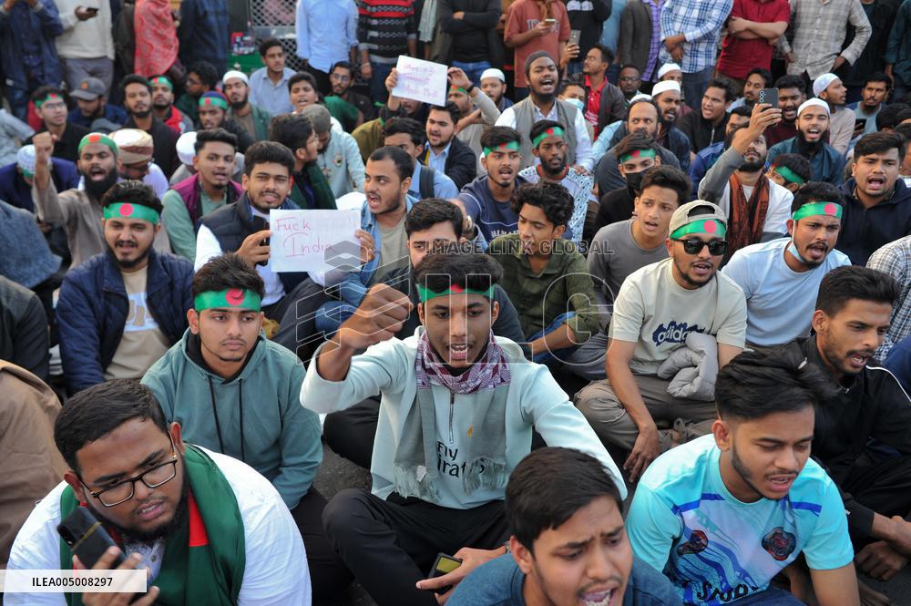 Demonstration Demanding Justice For Shaheed Osman Hamid - Bangladesh