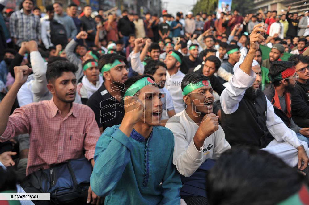 Demonstration Demanding Justice For Shaheed Osman Hamid - Bangladesh