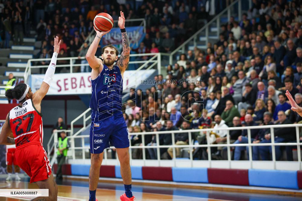 BASKET - Serie A2 - Real Sebastiani Rieti vs Flats Service Fortitudo Bologna, Stagione 2025-26 Campionato Italiano Pallacanestro