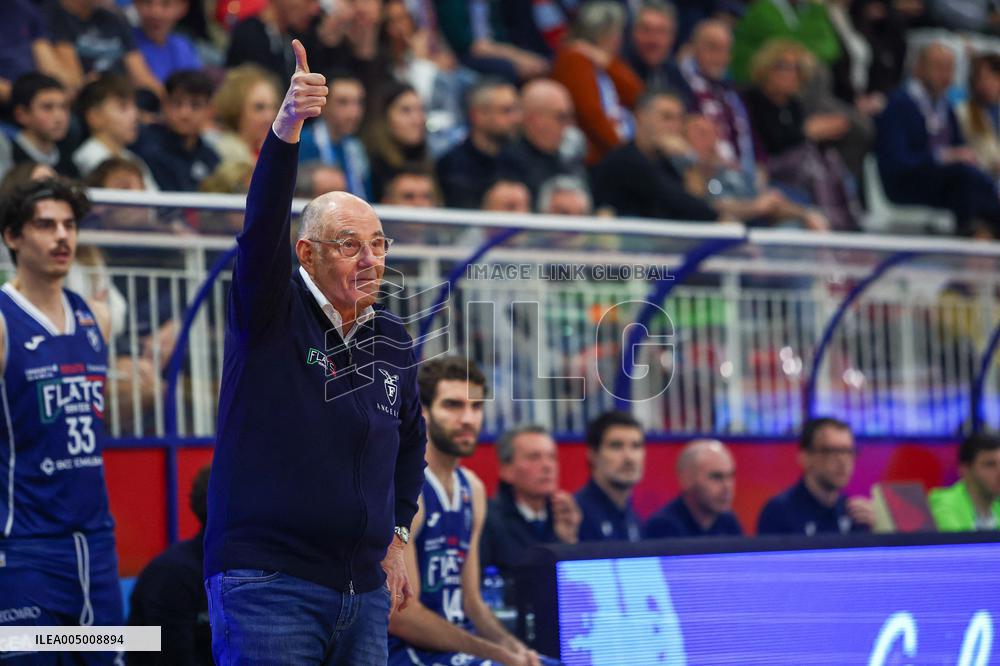 BASKET - Serie A2 - Real Sebastiani Rieti vs Flats Service Fortitudo Bologna, Stagione 2025-26 Campionato Italiano Pallacanestro