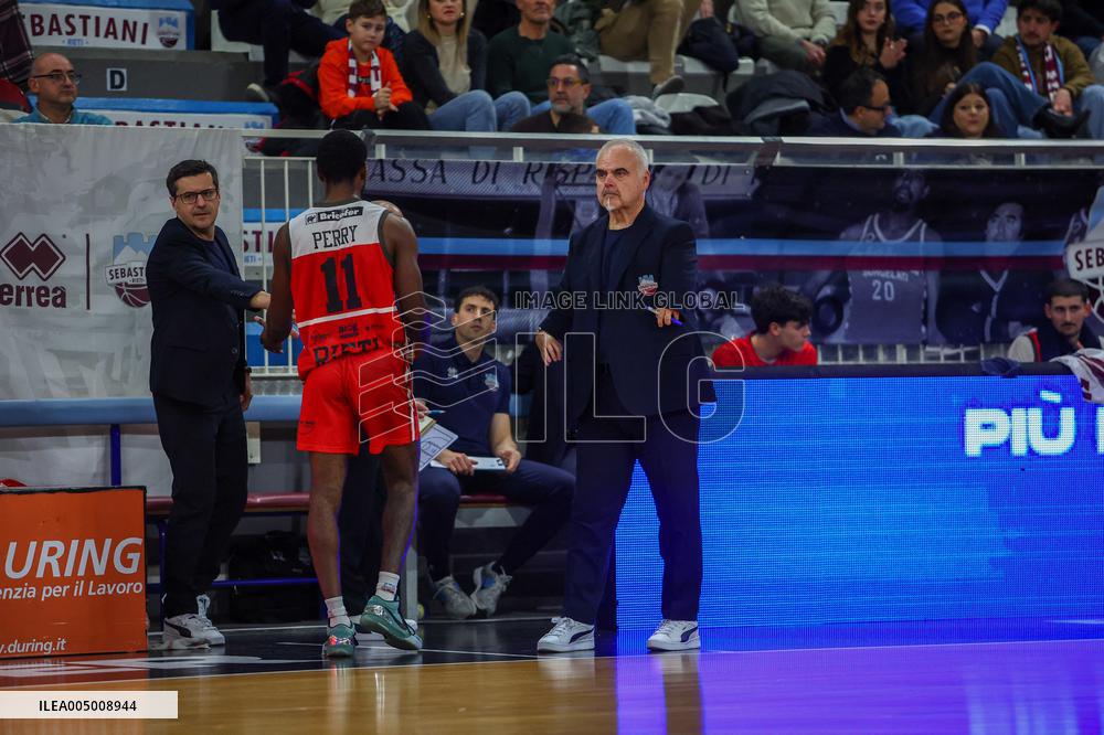 BASKET - Serie A2 - Real Sebastiani Rieti vs Flats Service Fortitudo Bologna, Stagione 2025-26 Campionato Italiano Pallacanestro