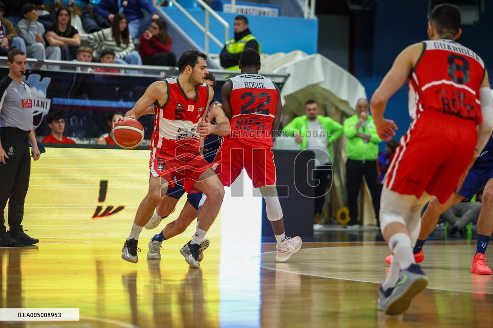 BASKET - Serie A2 - Real Sebastiani Rieti vs Flats Service Fortitudo Bologna, Stagione 2025-26 Campionato Italiano Pallacanestro