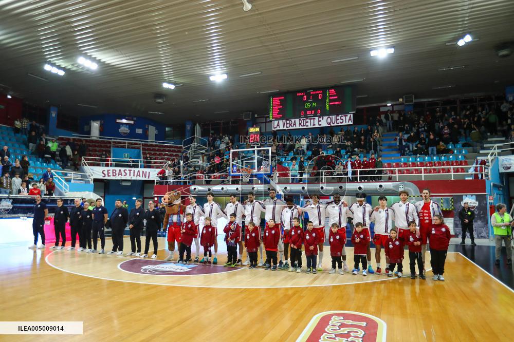 BASKET - Serie A2 - Real Sebastiani Rieti vs Flats Service Fortitudo Bologna, Stagione 2025-26 Campionato Italiano Pallacanestro
