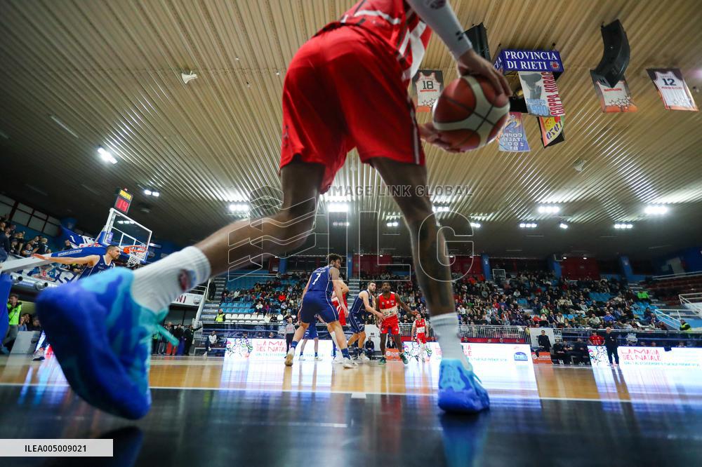 BASKET - Serie A2 - Real Sebastiani Rieti vs Flats Service Fortitudo Bologna, Stagione 2025-26 Campionato Italiano Pallacanestro