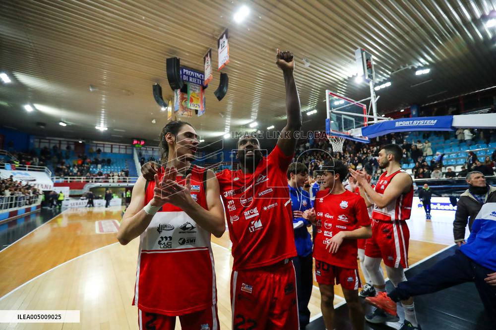 BASKET - Serie A2 - Real Sebastiani Rieti vs Flats Service Fortitudo Bologna, Stagione 2025-26 Campionato Italiano Pallacanestro