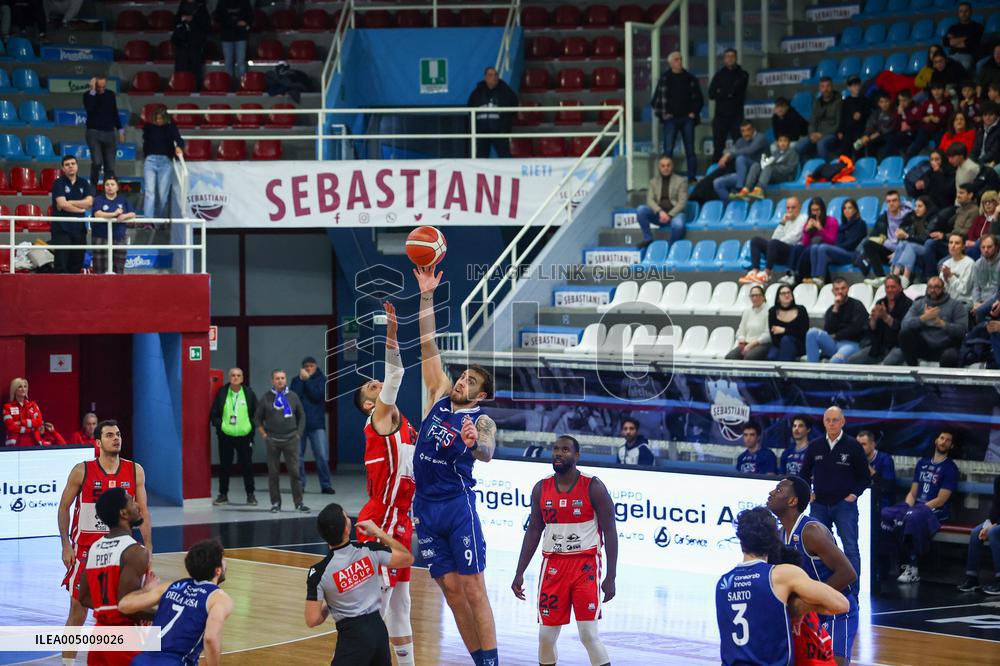 BASKET - Serie A2 - Real Sebastiani Rieti vs Flats Service Fortitudo Bologna, Stagione 2025-26 Campionato Italiano Pallacanestro