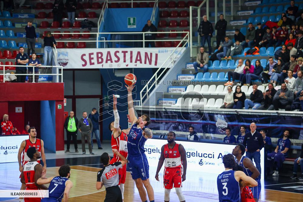 BASKET - Serie A2 - Real Sebastiani Rieti vs Flats Service Fortitudo Bologna, Stagione 2025-26 Campionato Italiano Pallacanestro