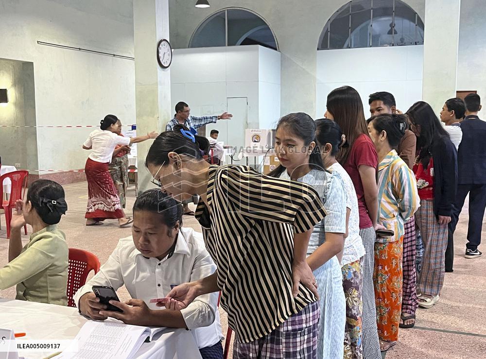 Myanmar's 1st general election since 2021 coup