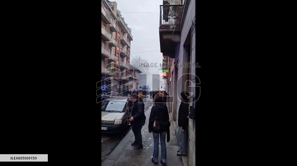 Italy: Protesters Clash With Police Over Eviction of Long-Occupied Askatasuna in Turin