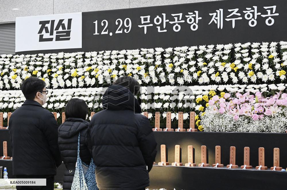 1st anniv. of Jeju Air crash in S. Korea