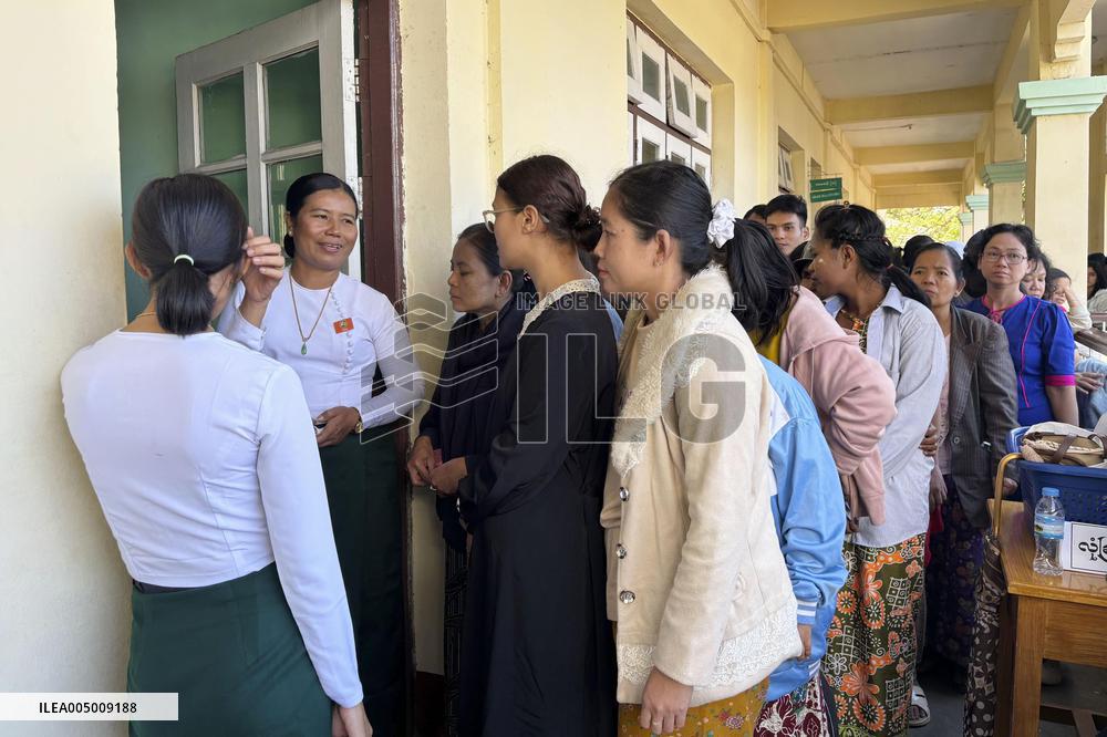 Myanmar's 1st general election since 2021 coup