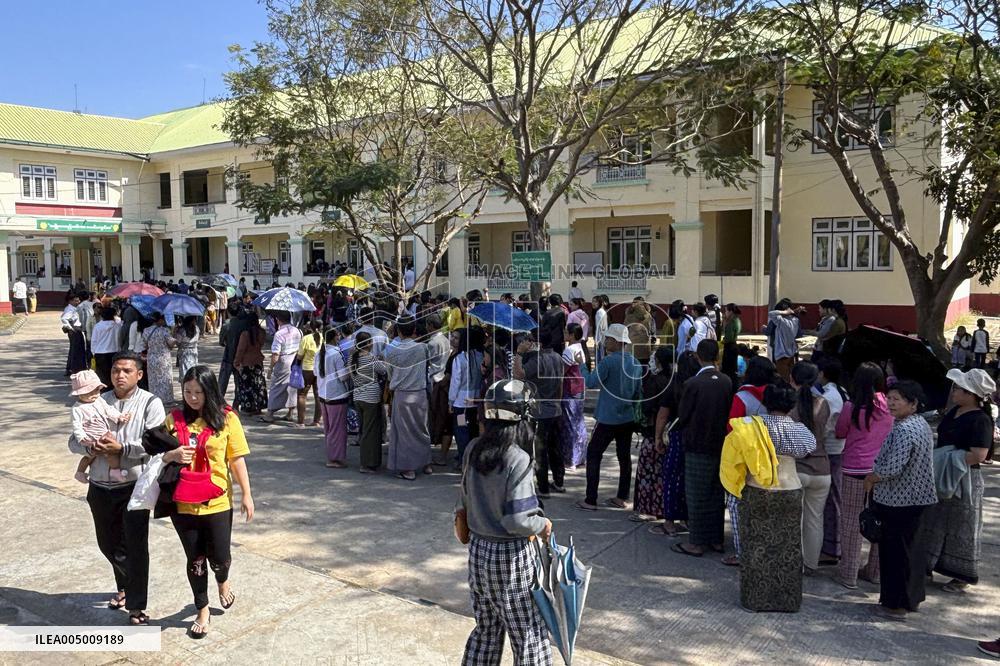 Myanmar's 1st general election since 2021 coup