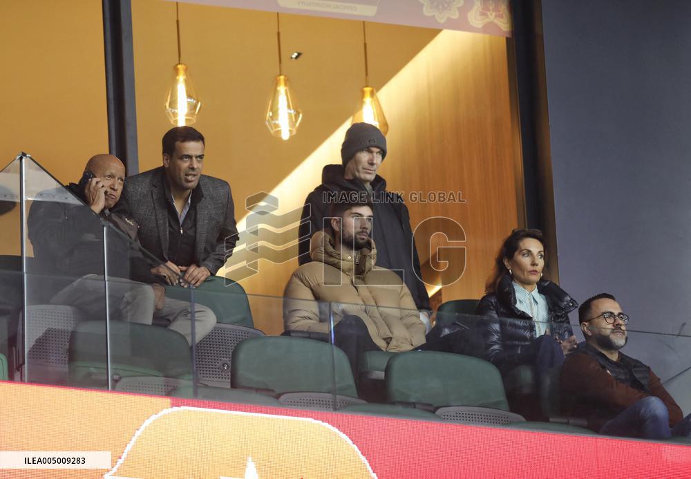 Zidane Family at CAF - Algeria v Burkina Faso