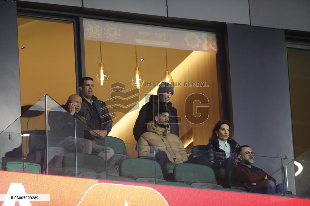 Zidane Family at CAF - Algeria v Burkina Faso