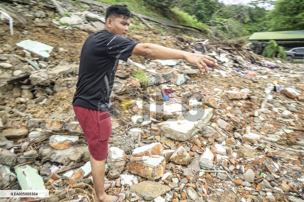 Military Aid Distribution After Tropical Cyclone in Aceh - Indonesia