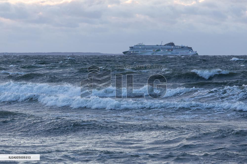 Storm and strong winds in Estonia