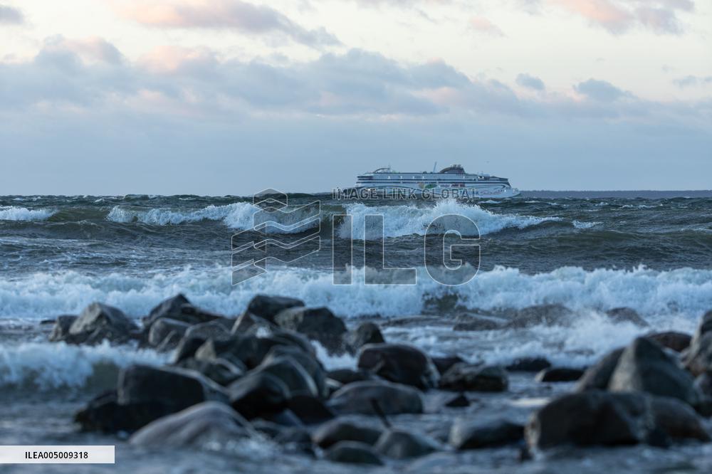 Storm and strong winds in Estonia