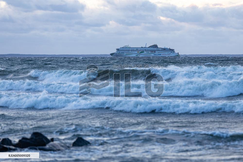 Storm and strong winds in Estonia