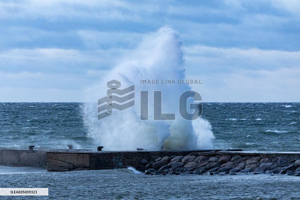 Storm and strong winds in Estonia