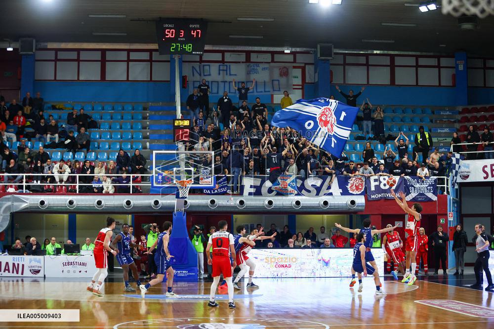 BASKET - Serie A2 - Real Sebastiani Rieti vs Flats Service Fortitudo Bologna, Stagione 2025-26 Campionato Italiano Pallacanestro