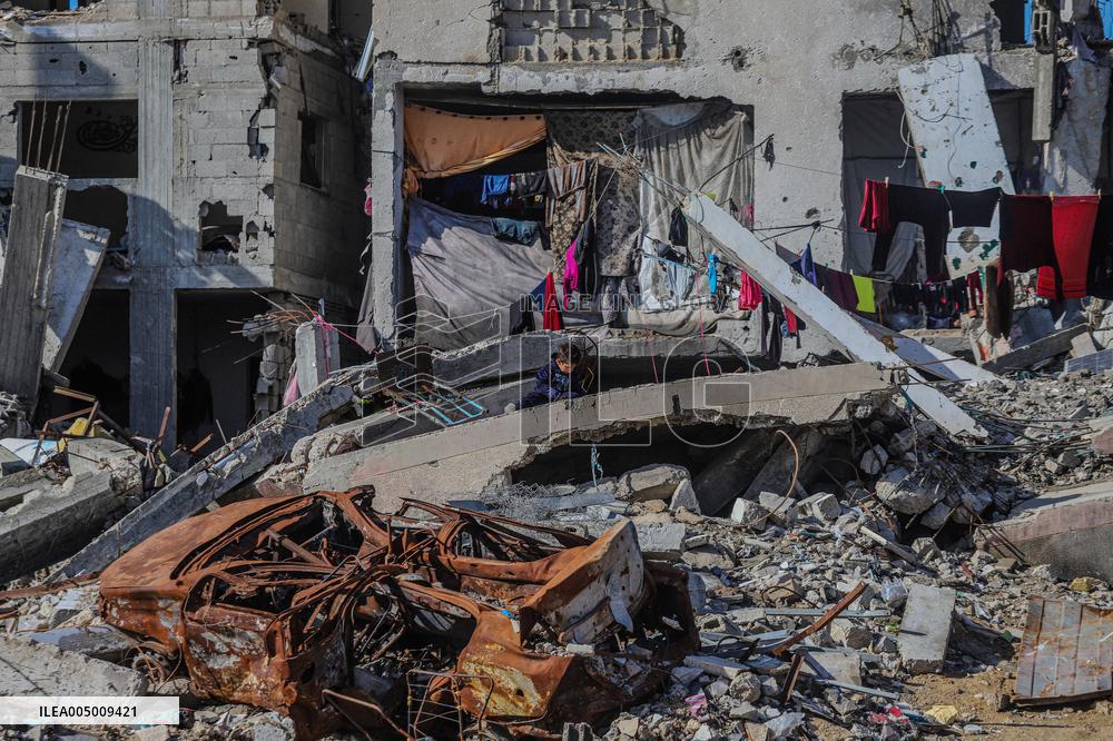 Humanitarian Crisis Continues In Jabalia - Palestine