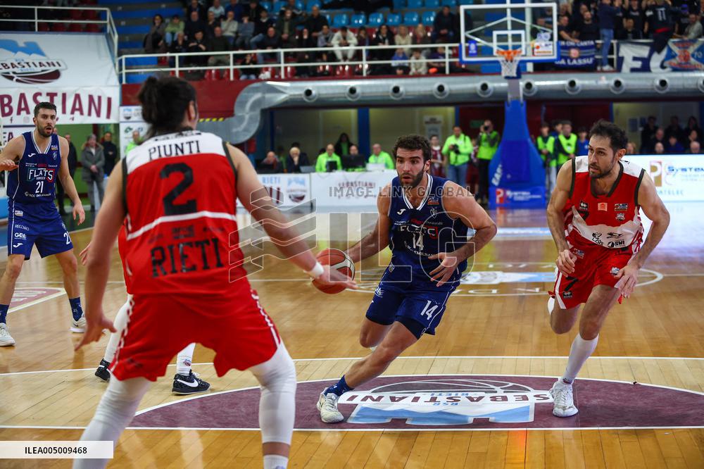 BASKET - Serie A2 - Real Sebastiani Rieti vs Flats Service Fortitudo Bologna, Stagione 2025-26 Campionato Italiano Pallacanestro