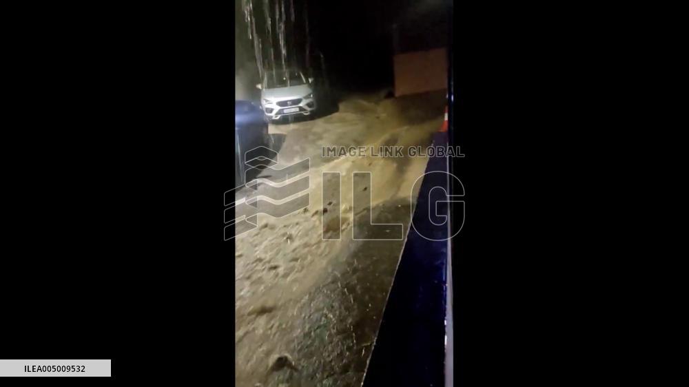 Spain: Torrential Rains Trigger Severe Flooding in Cártama, Málaga