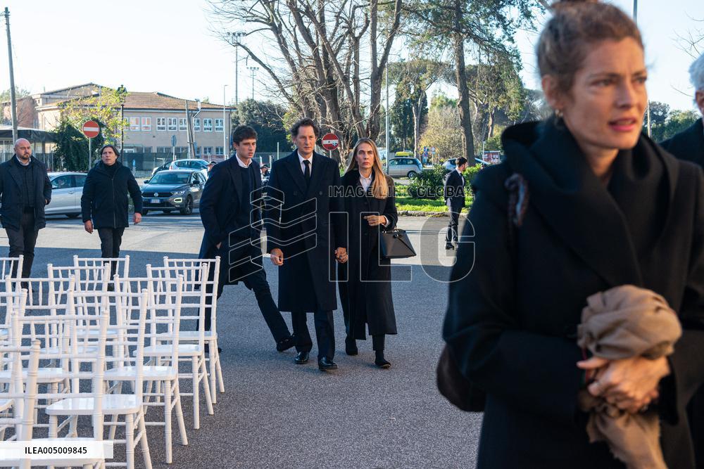 Funeral of Maria Sole Agnelli in Palidoro - Italy