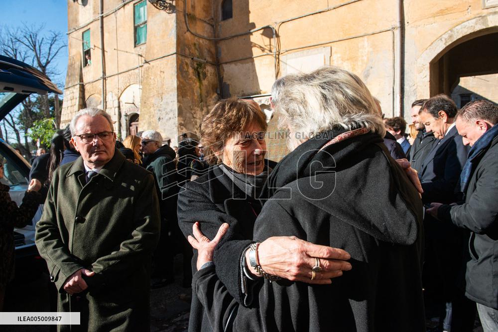 Funeral of Maria Sole Agnelli in Palidoro - Italy