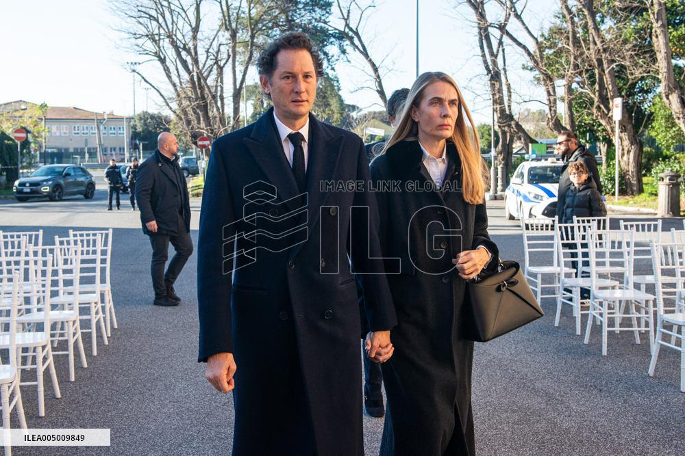 Funeral of Maria Sole Agnelli in Palidoro - Italy