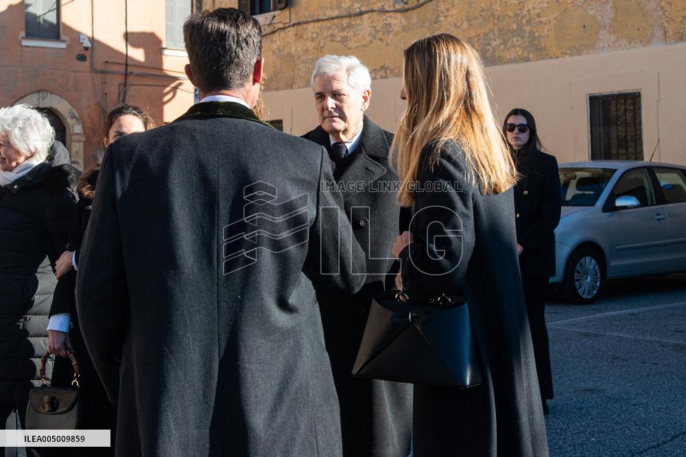Funeral of Maria Sole Agnelli in Palidoro - Italy