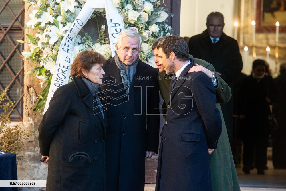 Funeral of Maria Sole Agnelli in Palidoro - Italy