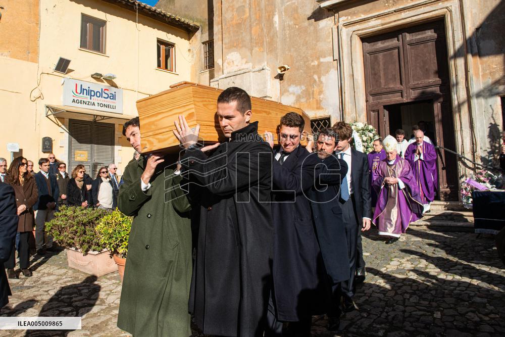 Funeral of Maria Sole Agnelli in Palidoro - Italy