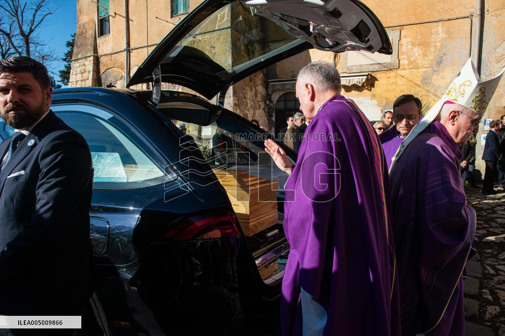 Funeral of Maria Sole Agnelli in Palidoro - Italy