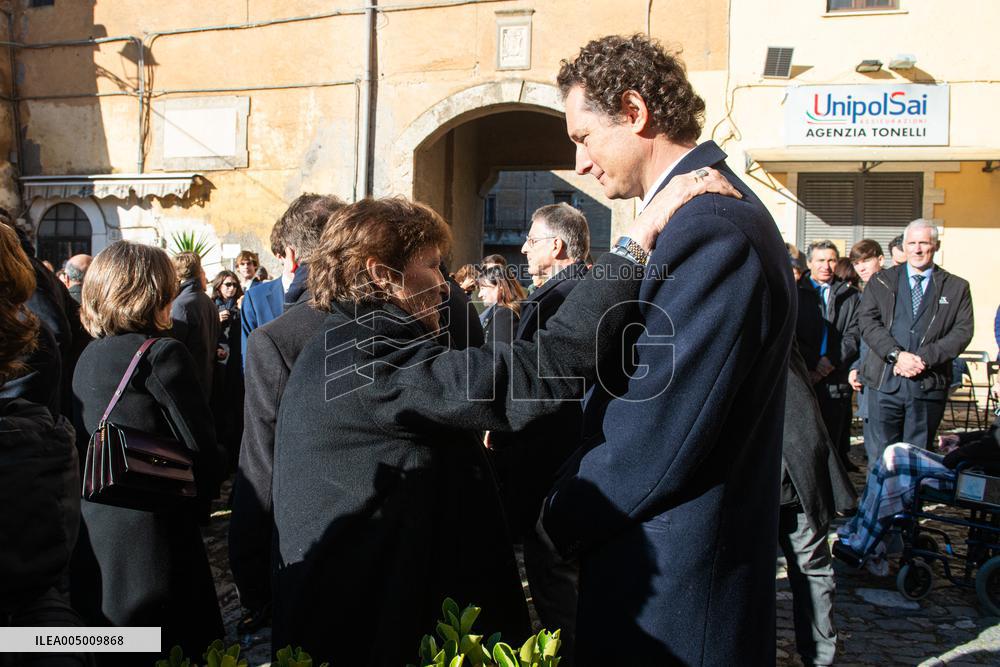 Funeral of Maria Sole Agnelli in Palidoro - Italy