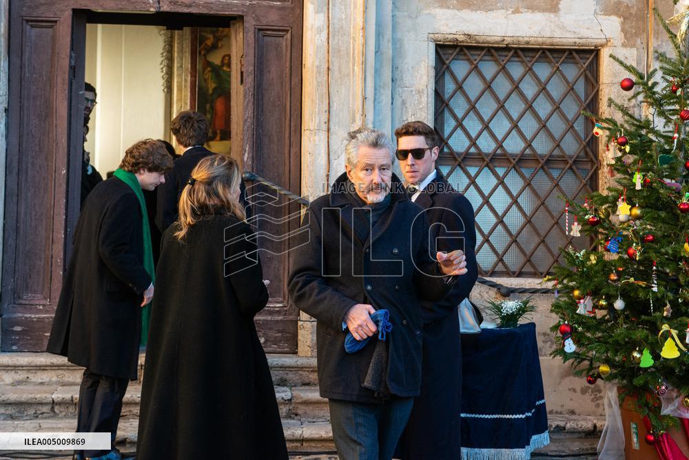 Funeral of Maria Sole Agnelli in Palidoro - Italy