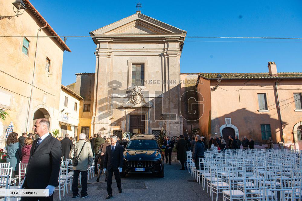 Funeral of Maria Sole Agnelli in Palidoro - Italy