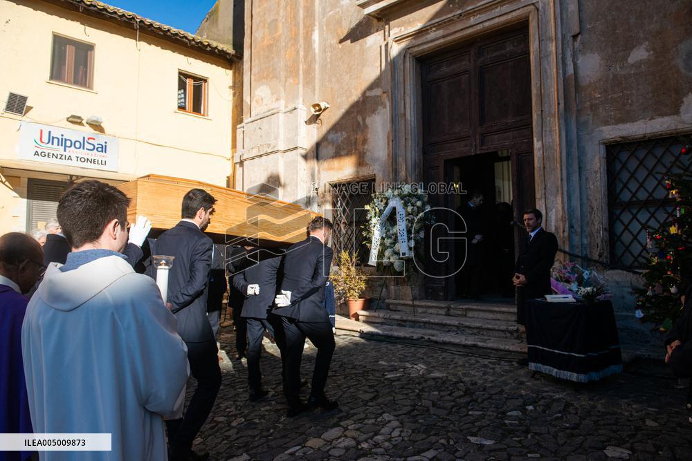 Funeral of Maria Sole Agnelli in Palidoro - Italy