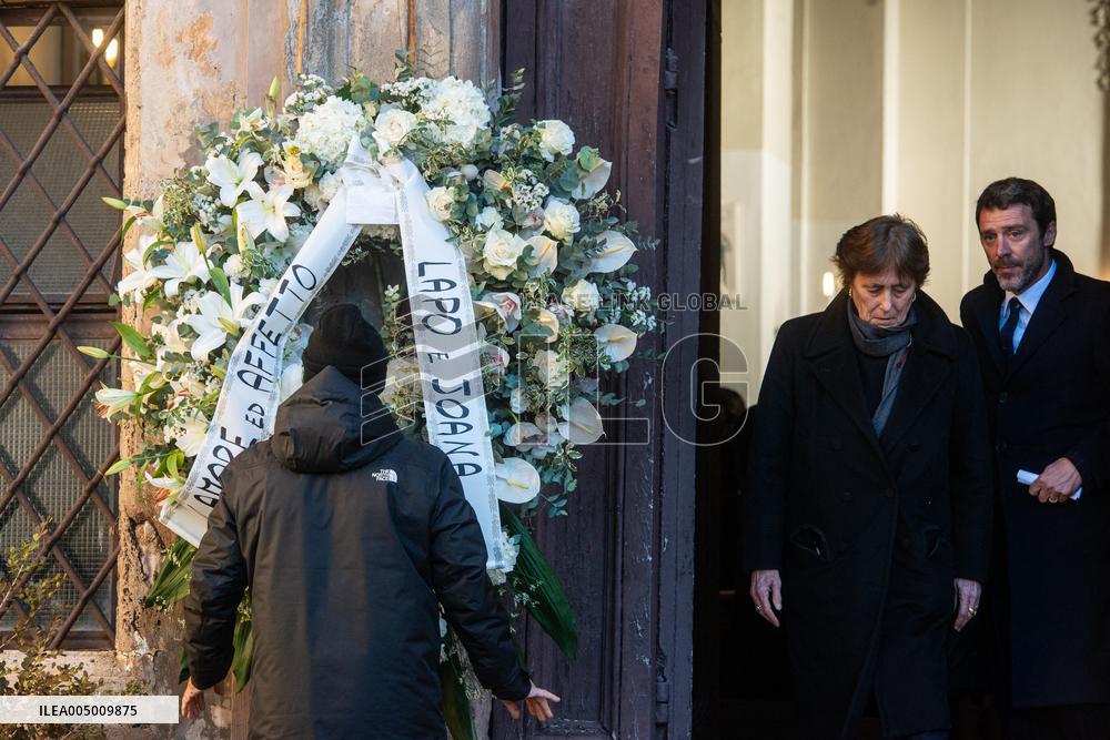 Funeral of Maria Sole Agnelli in Palidoro - Italy