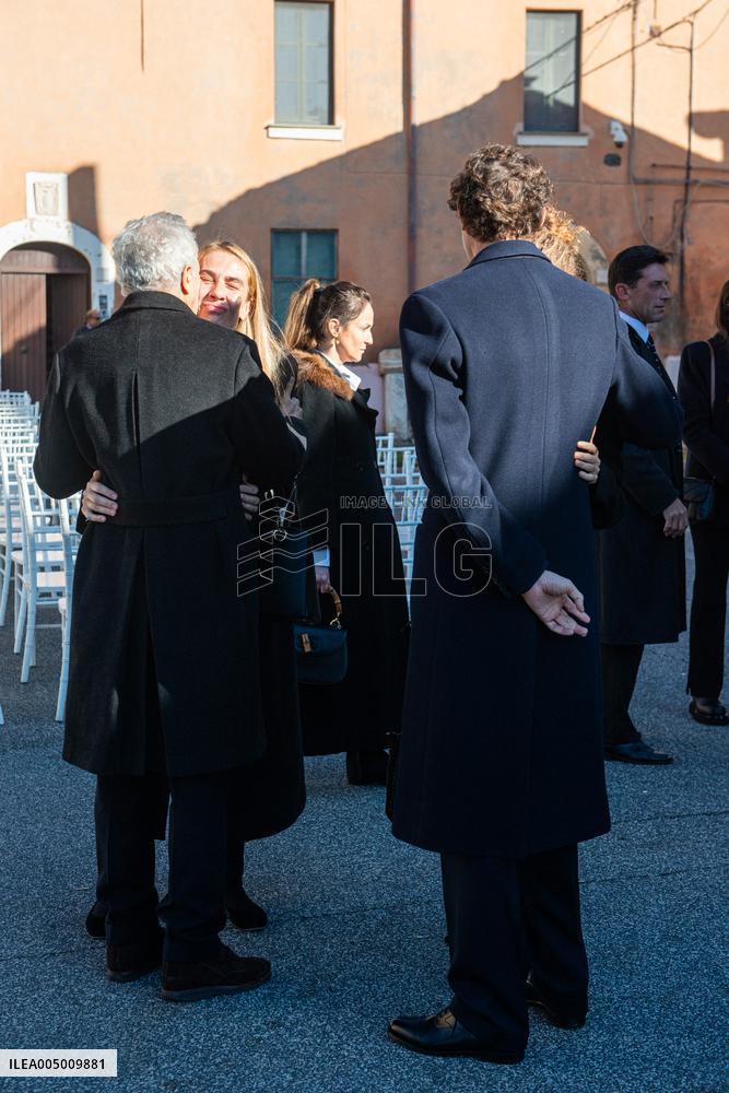 Funeral of Maria Sole Agnelli in Palidoro - Italy