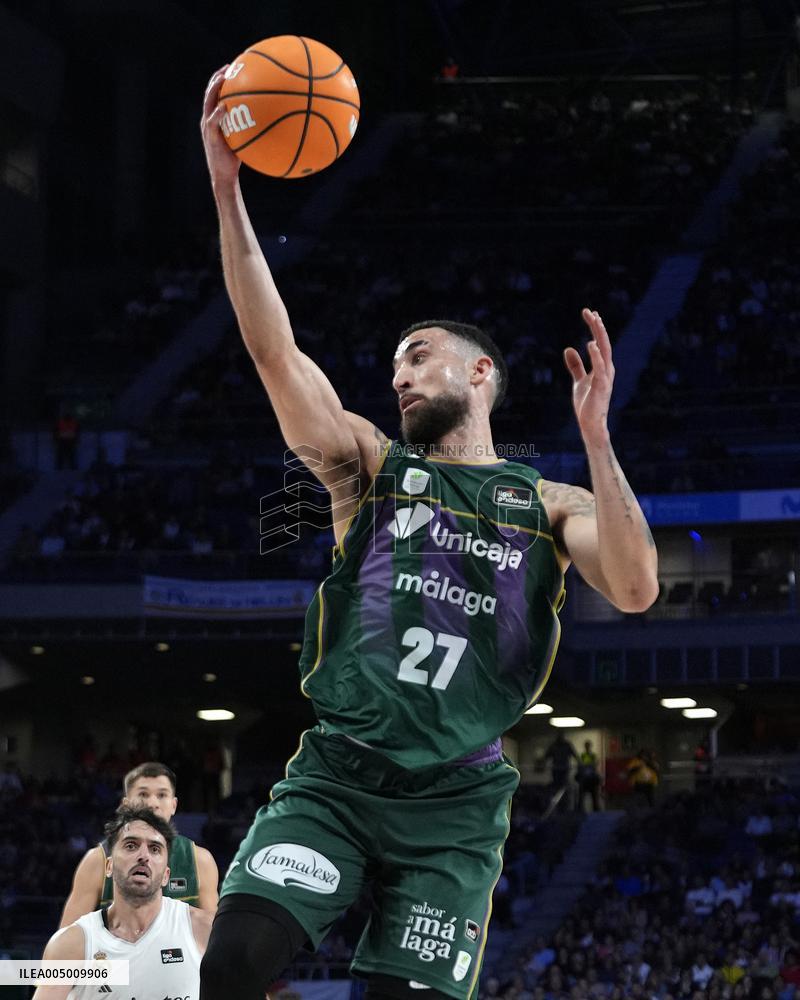 Endesa ACB League - Real Madrid Basketball v Unicaja Malaga Basketball