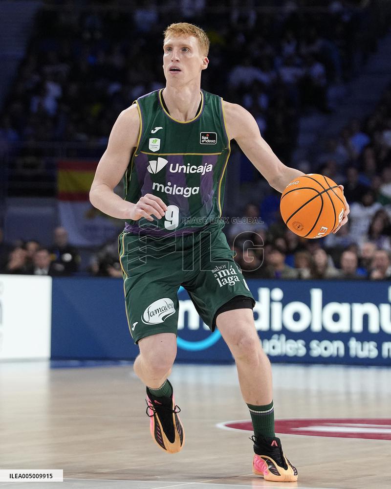 Endesa ACB League - Real Madrid Basketball v Unicaja Malaga Basketball