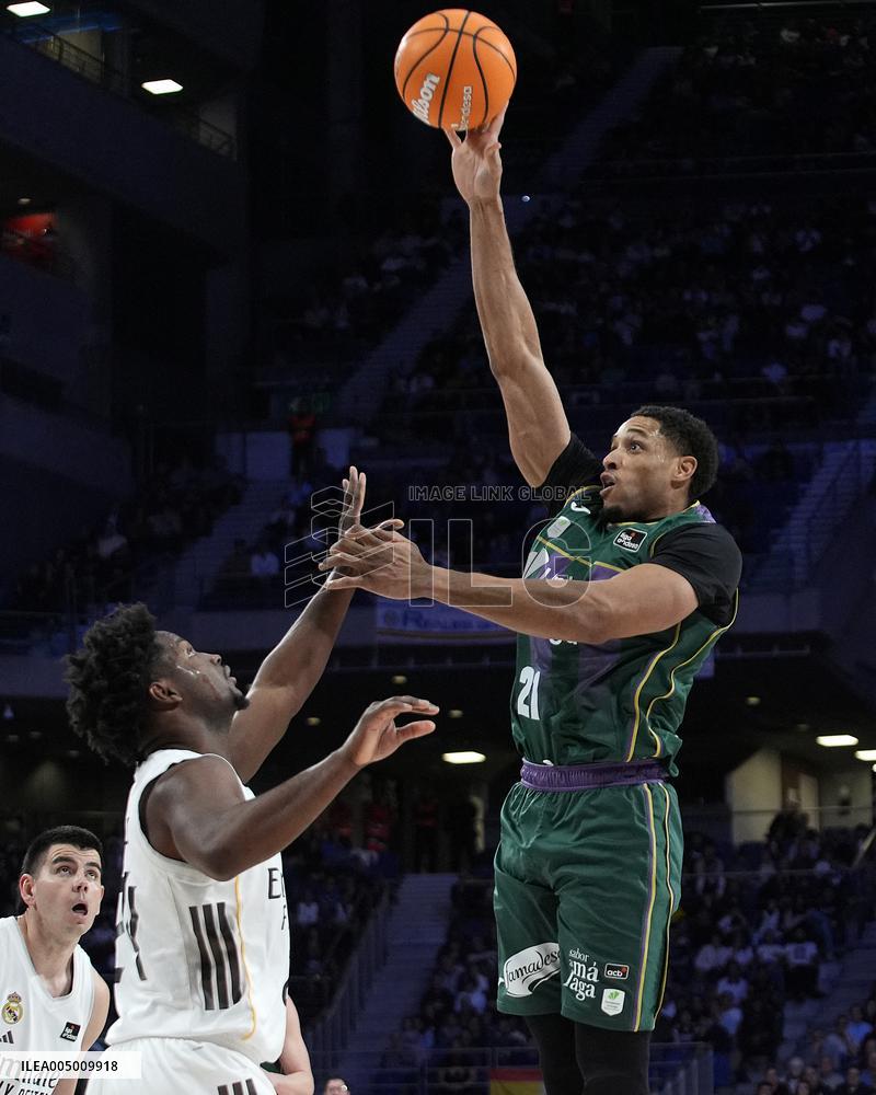 Endesa ACB League - Real Madrid Basketball v Unicaja Malaga Basketball