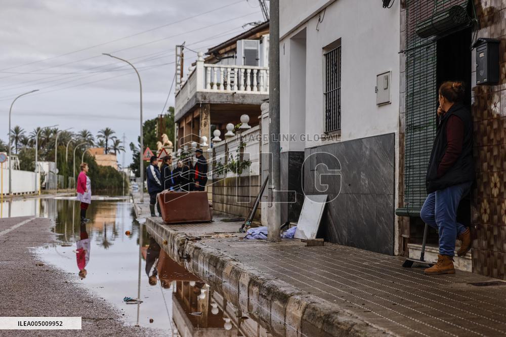 Consequences After the Rains in Valencia