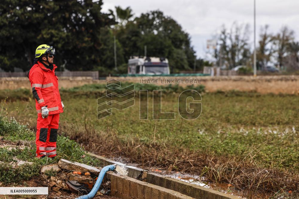 Consequences After the Rains in Valencia