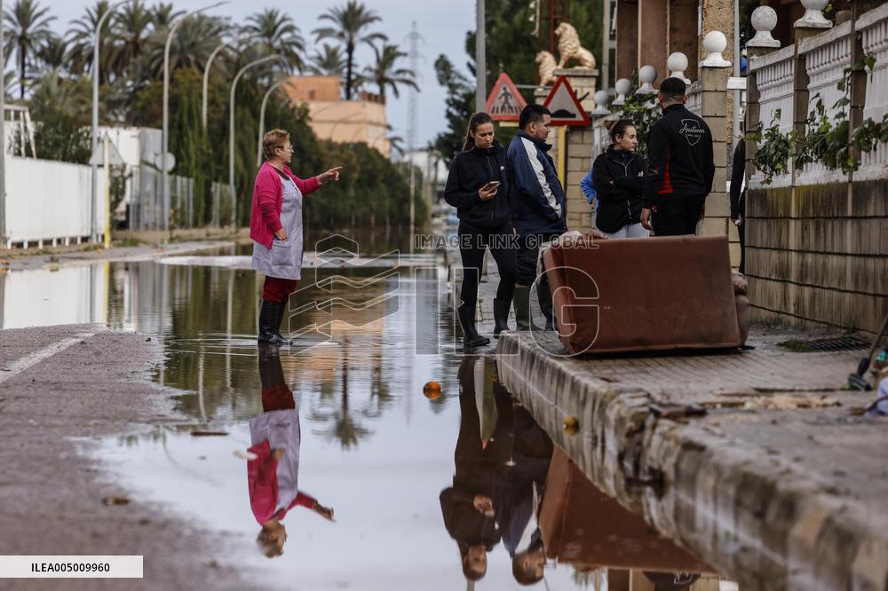 Consequences After the Rains in Valencia