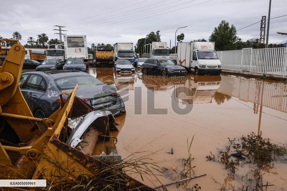 Consequences After the Rains in Valencia