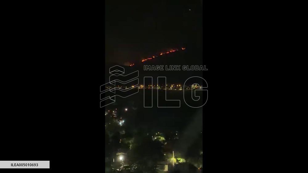 Chile: Wildfire Burns Hundreds of Hectares in Las Condes, Santiago