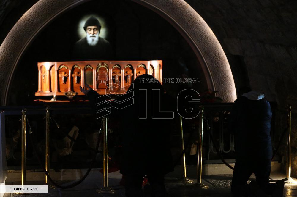 Mass Celebrated on Christmas Eve - Lebanon